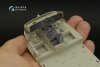 Quinta Studio QDS+35108 MH-60L 3D-Printed & coloured Interior on decal paper (Kitty Hawk) (with 3D-printed resin parts) (small version) 1/35
